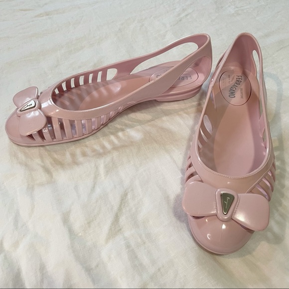 Salvatore Ferragamo Spiffy Ballet Flats Pink 8 - Picture 6 of 8